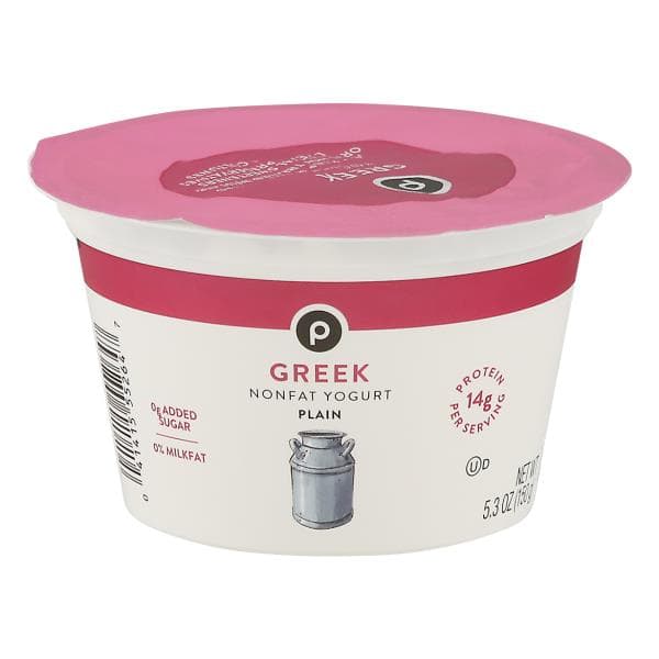 Publix Greek Yogurt, Nonfat, Plain