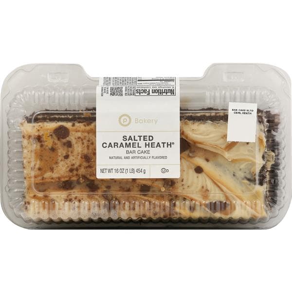 Salted Caramel Heath Bar Cake
