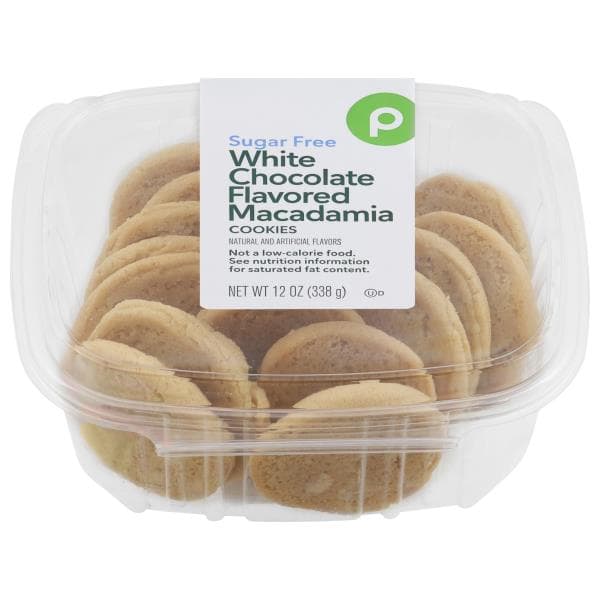 Sugar Free White Chocolate Macadamia Cookies