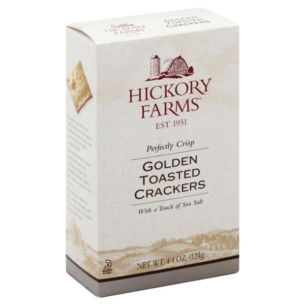 Hickory Farms Crackers, Golden Toasted