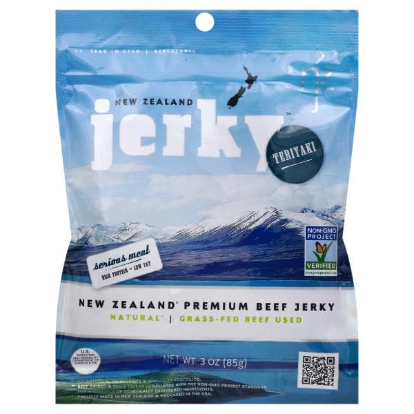 New Zealand Jerky Beef Jerky, Premium, New Zealand, Teriyaki
