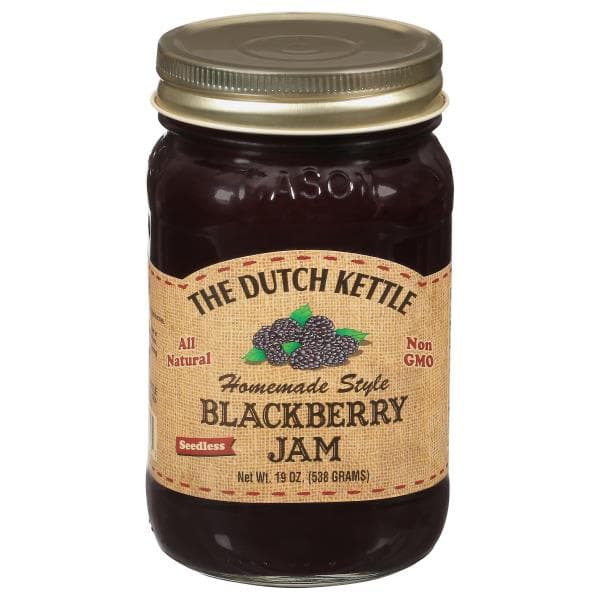 The Dutch Kettle Seedless Blackberry Jam
