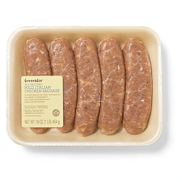 Greenwise Chicken Sausage, Mild Italian, Raised Without Antibiotics