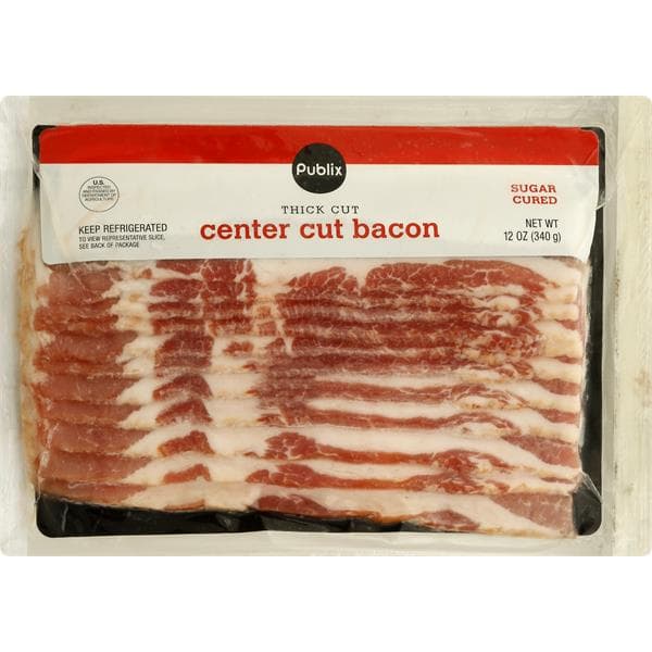 Publix Thick Cut Center Cut Bacon Bacon