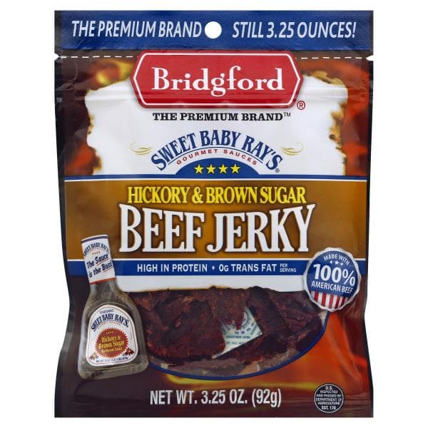 Bridgford Beef Jerky, Hickory & Brown Sugar
