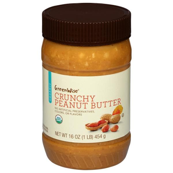 Greenwise Peanut Butter, Organic, Crunchy