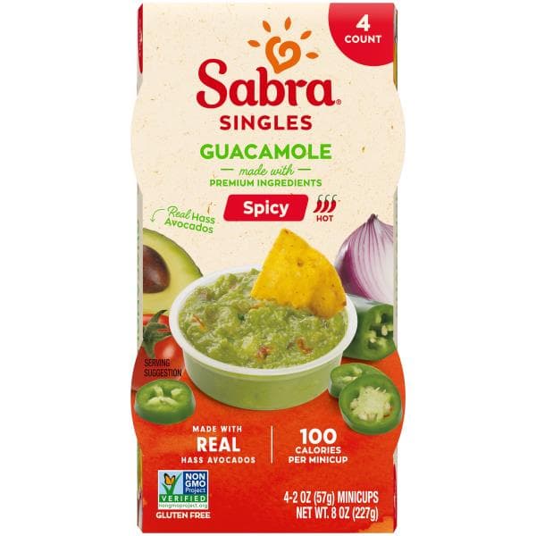 Sabra Guacamole Singles Spicy