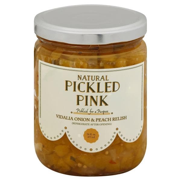 Pickled Pink Relish, Vidalia Onion & Peach