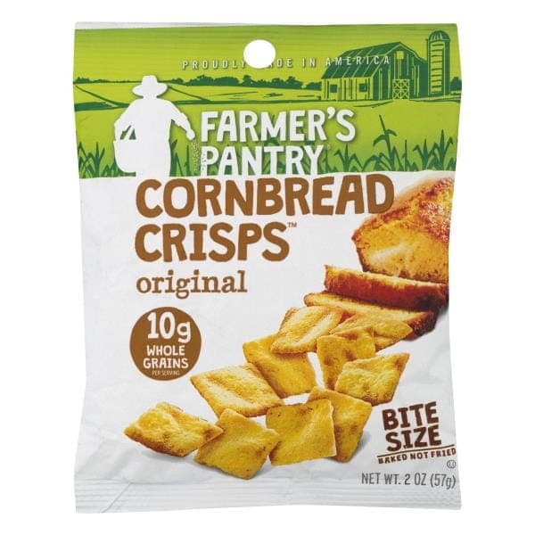 Farmer'S Pantry Crisps, Cornbread, Original, Bite Size