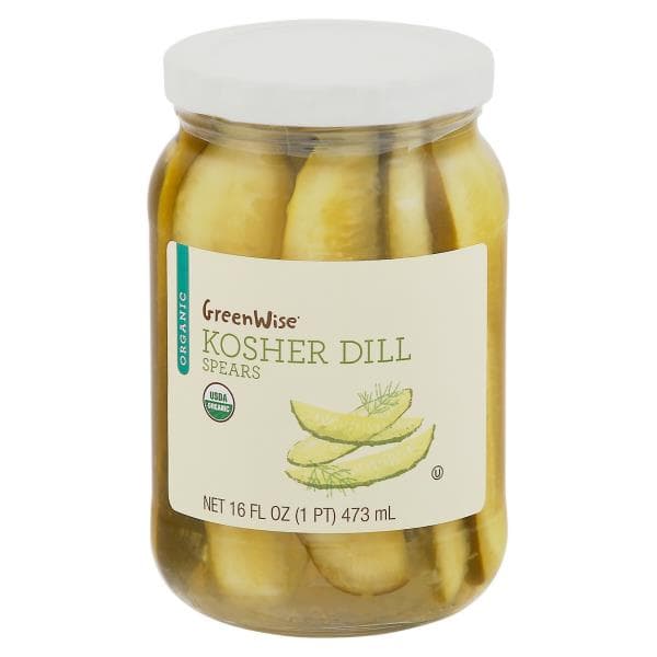 Greenwise Pickle Spears, Kosher Dill