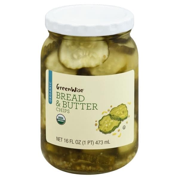 Greenwise Organic Bread & Butter Chips