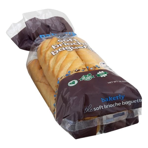 Bakerly French Bread Brioche Baguette Plastic Bag