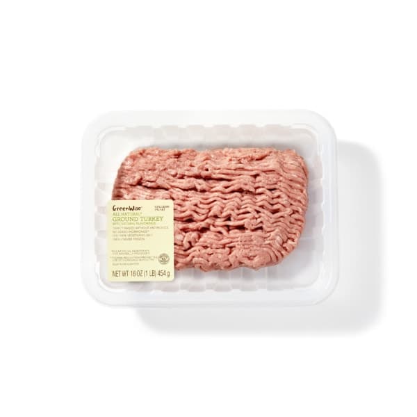 Greenwise Ground Turkey, 93% Lean, Usda-Inspected, Raised Without Antibiotics