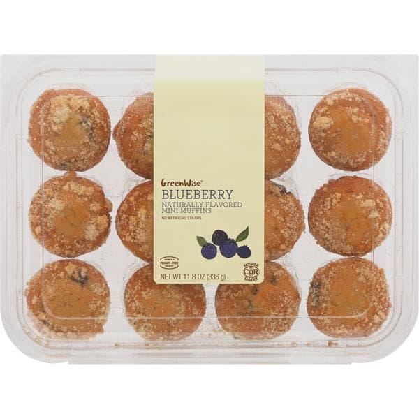 Greenwise Mini Blueberry Muffins