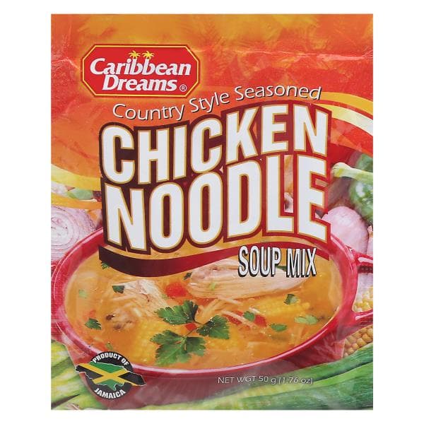 Caribbean Dreams Soup Mix, Chicken Noodle, Country Style Seasoned