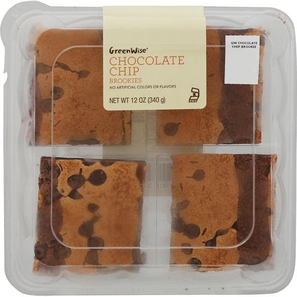 Greenwise Chocolate Chip Brookies