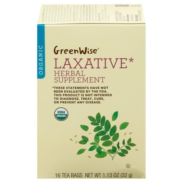Greenwise Tea, Organic, Laxative