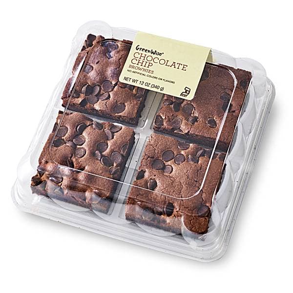 Greenwise Chocolate Chip Brownies
