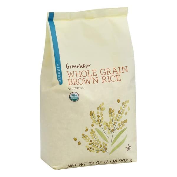 Greenwise Brown Rice, Organic, Whole Grain