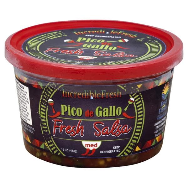 Fresh From Florida Incrediblefresh Fresh Salsa, Pico De Gallo, Med