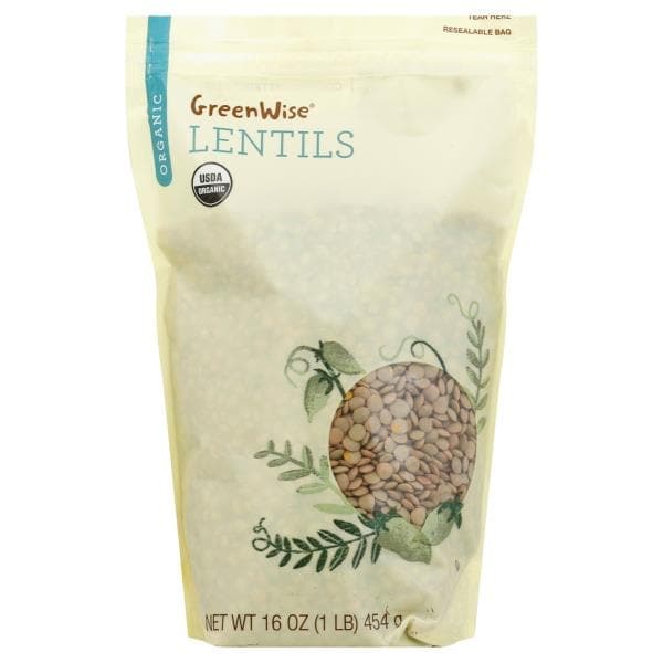 Greenwise Lentils, Organic