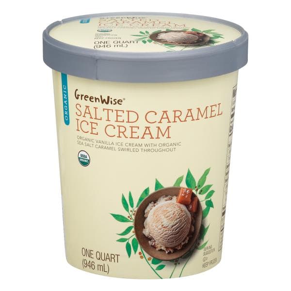 Greenwise Ice Cream, Organic, Salted Caramel