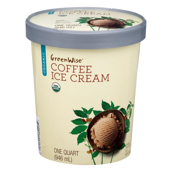 Greenwise Ice Cream, Organic, Coffee