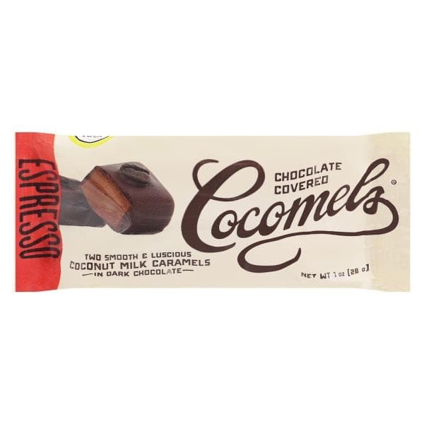 Cocomels Coconut Milk Caramels, Espresso, Chocolate Covered