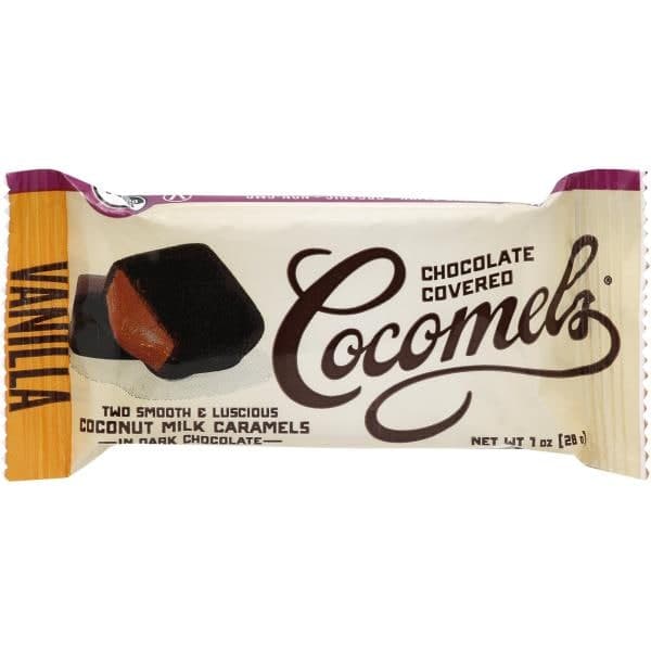 Cocomels Coconut Milk Caramels, Dark Chocolate Covered, Vanilla