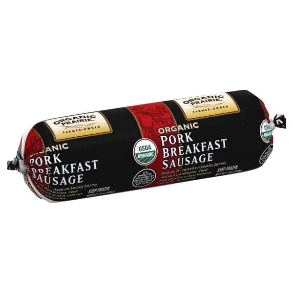 Organic Prairie Sausage, Organic, Pork Breakfast