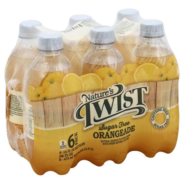 Nature'S Twist Drink, Sugar Free, Orangeade