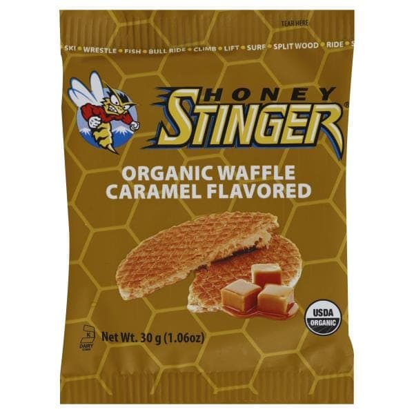 Honey Stinger Waffle, Organic, Caramel Flavored