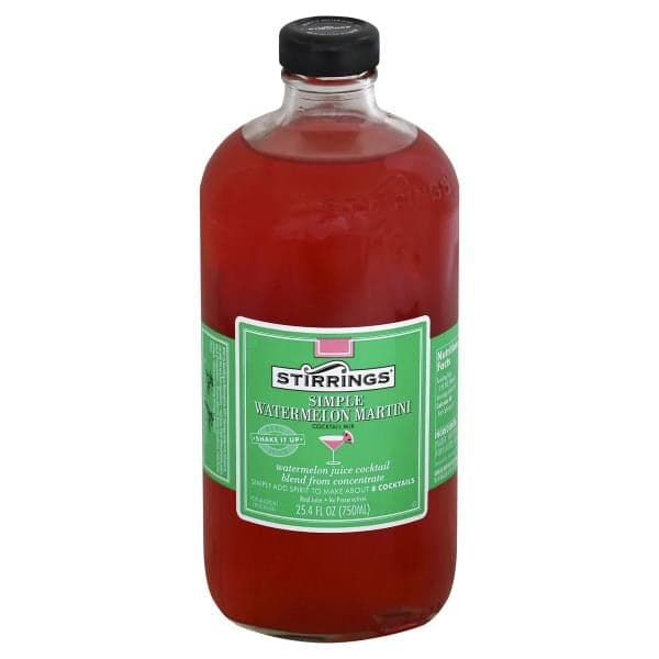 Stirrings Cocktail Mix, Non-Alcoholic, Simple Watermelon Martini