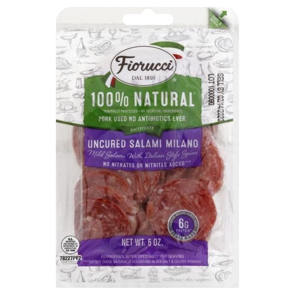 Fiorucci, Salami Milano, Uncured