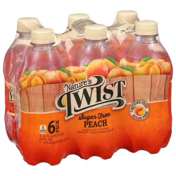Nature'S Twist Peach, Sugar Free