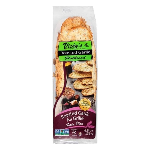 Vickys Flatbread, Roasted Garlic