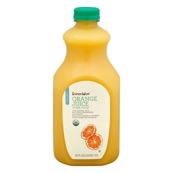 Greenwise Organic, Orange Juice W/Pulp