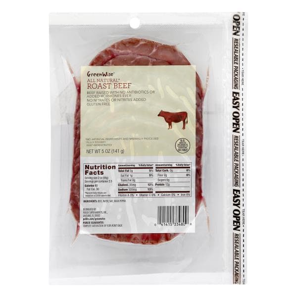 Greenwise All Natural Roast Beef