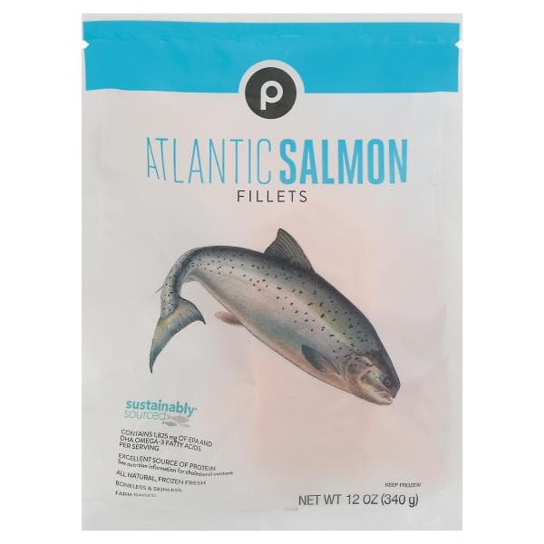 Publix Atlantic Salmon Fillets, Responsibly Sourced, Farmed