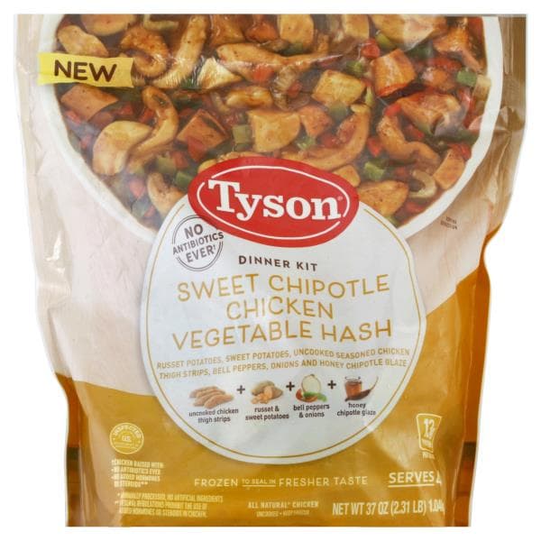 Tyson Dinner Kit, Sweet Chipotle Chicken Vegetable Hash