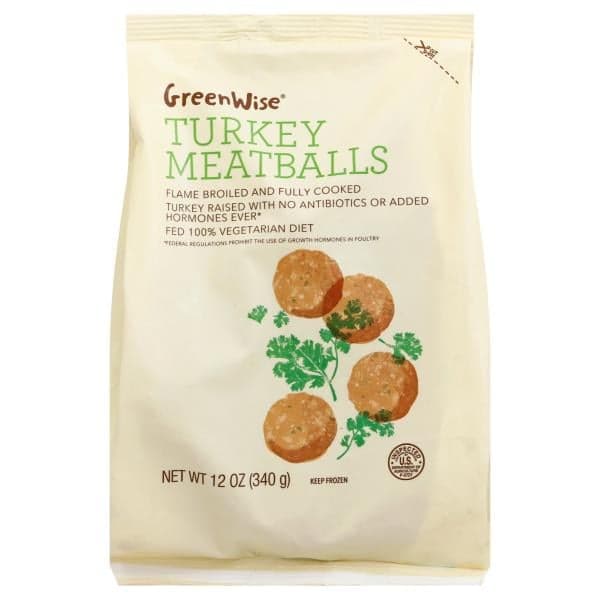 Greenwise Turkey Meatballs