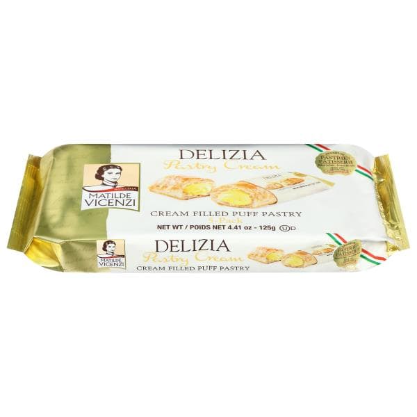 Matilde Vicenzi Puff Pastry, Cream Filled, Pastry Cream