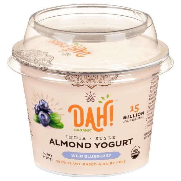 Dahlicious Yogurt, Organic, Almond, Wild Blueberry, India Style