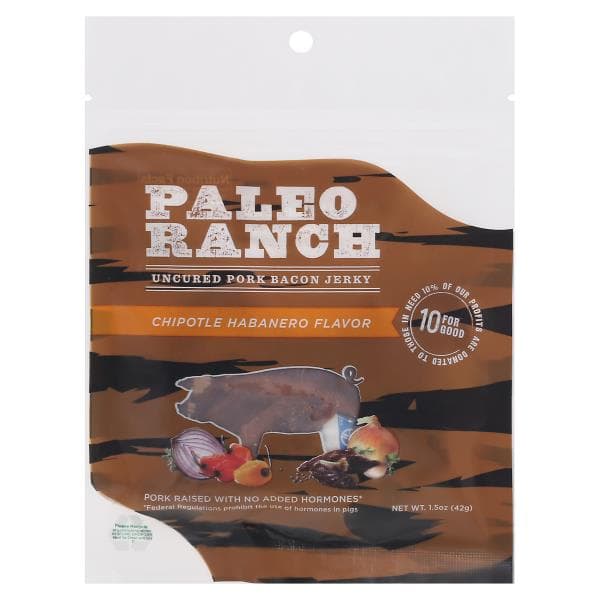 Paleo Ranch Bacon Jerky Chptle Habnro