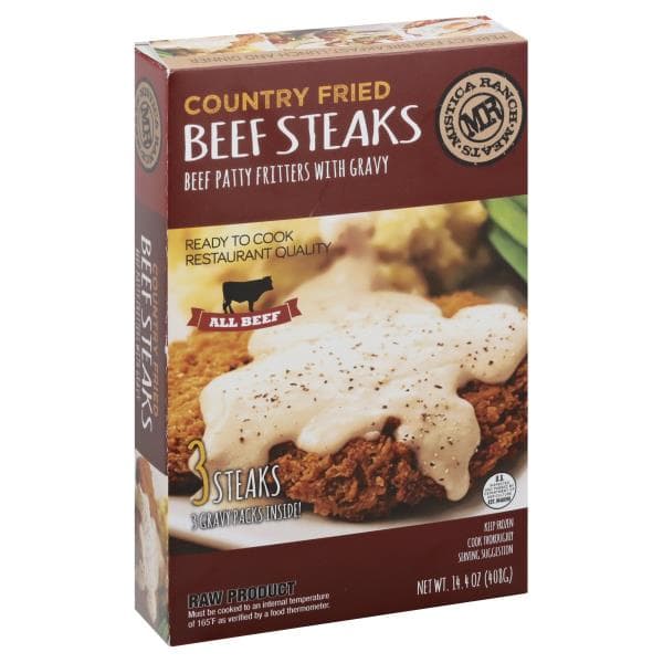 Mistica Ranch Meats Beef Steaks, Country Fried