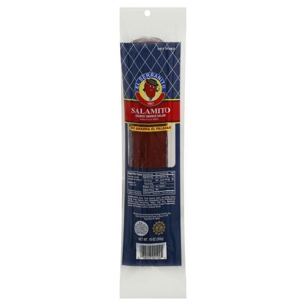 El Serranito Salami, Smoked, Cooked