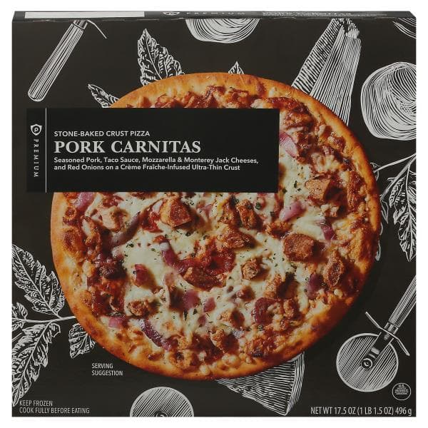Publix Premium Pizza, Pork Carnitas, Stone-Baked Crust