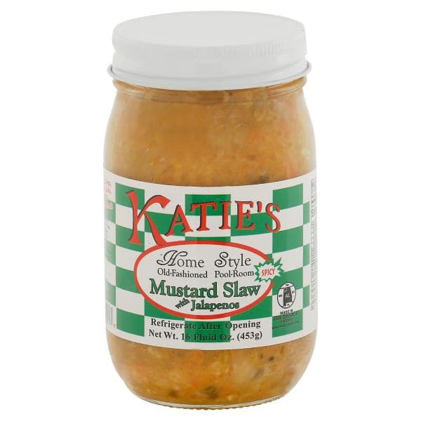 Katie'S Mustard Slaw, With Jalapenos, Spicy, Home Style