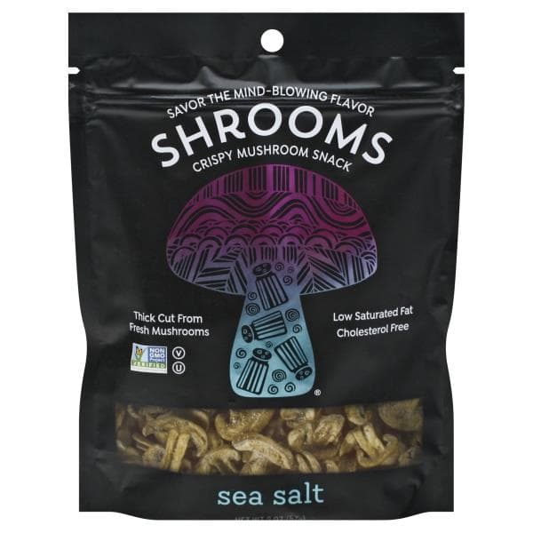 Shrooms Crispy Mushroom Snack, Sea Salt