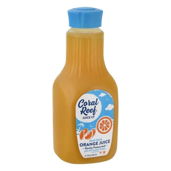 Coral Reef Juice Co. Juice, Orange, Gently Pasteurized